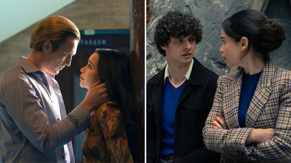 Emilia Clarke and Artjom Gilz and Petro Ninovskyi in 'Ponies'