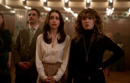 Emilia Clarke and Haley Lu Richardson in 'Ponies'