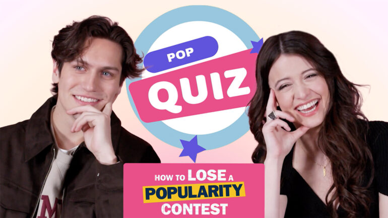 Chase Hudson and Sara Waisglass of How to Lose a Popularity Contest