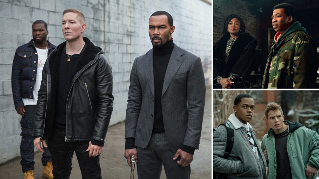 50 Cent, Joseph Sikora, Omari Hardwick in 'Power,' Patina Miller and Mekai Curtis in 'Raising Kanan,' Michael Rainey and Gianni Paolo in 'Ghost'
