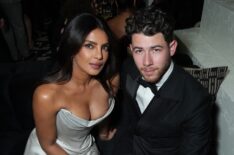 Priyanka Chopra and Nick Jonas attend Netflix's Golden Globe afterparty 2026