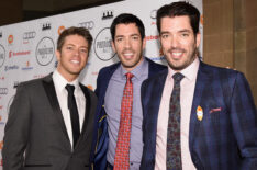 JD Scott, actor Drew Scott, and Actor Jonathan Scott attend the 5th Annual Producers Ball presented by Scotiabank in support of The 2015 Toronto International Film Festival at Royal Ontario Museum