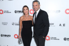 Kyle Richards and Mauricio Umansky attend Elton John AIDS Foundation's 31st annual academy awards viewing party on March 12, 2023 in West Hollywood