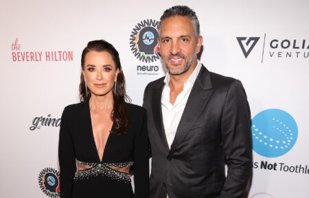 Kyle Richards and Mauricio Umansky attend the Homeless Not Toothless Hollywood Gala