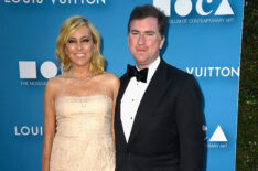 Sutton Stracke (L) and Christian Stracke attend the 2015 MOCA Gala presented by Louis Vuitton at The Geffen Contemporary at MOCA