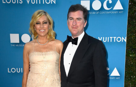 Sutton Stracke (L) and Christian Stracke attend the 2015 MOCA Gala presented by Louis Vuitton at The Geffen Contemporary at MOCA