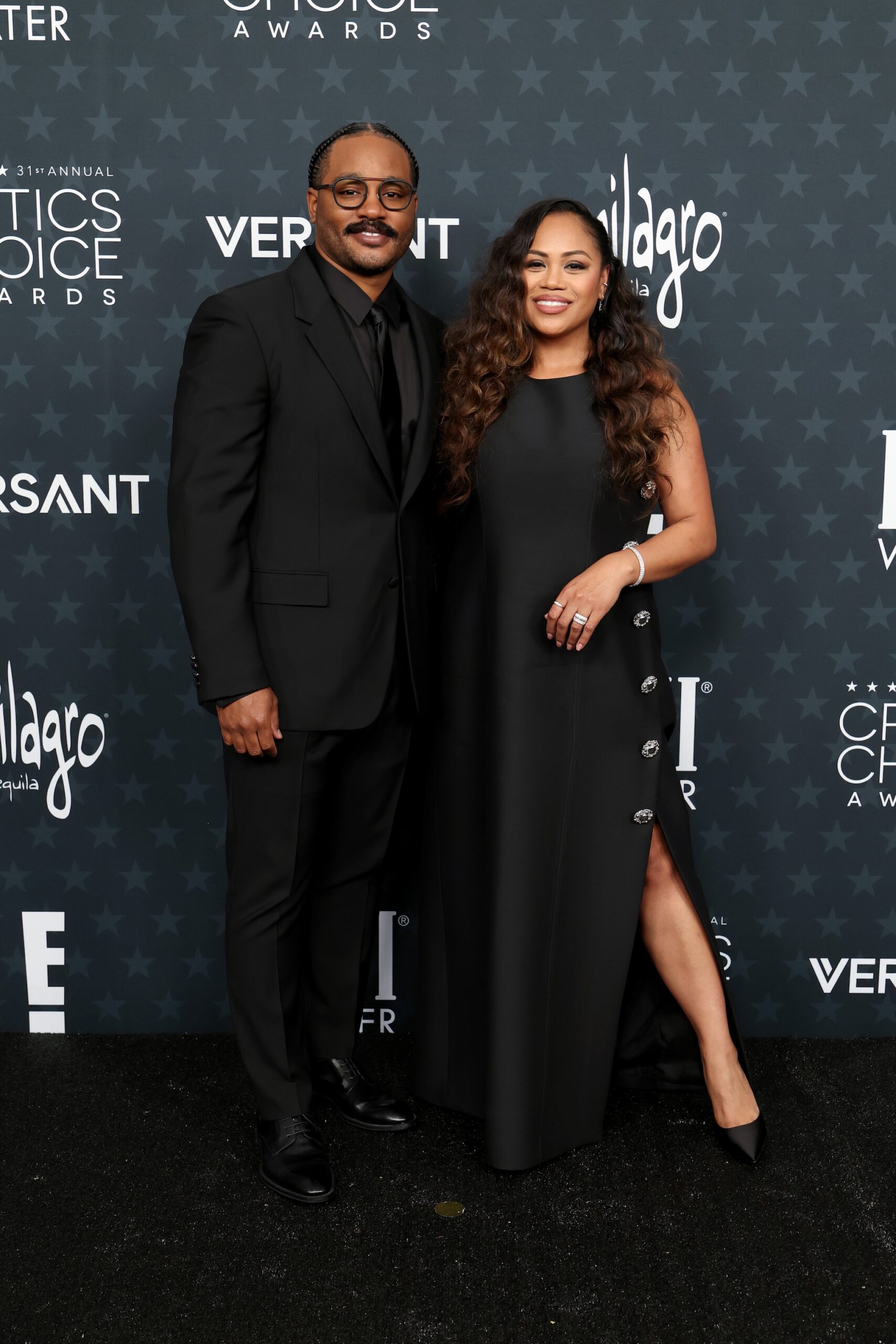 Ryan Coogler and Zinzi Coogler attend the 31st Annual Critics Choice Awards at Barker Hangar on January 04, 2026 in Santa Monica, California.