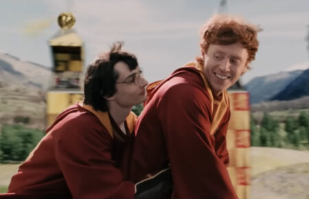 Finn Wolfhard and Ben Marshall in the 'Saturday Night Live' sketch 'Heated Wizardry'