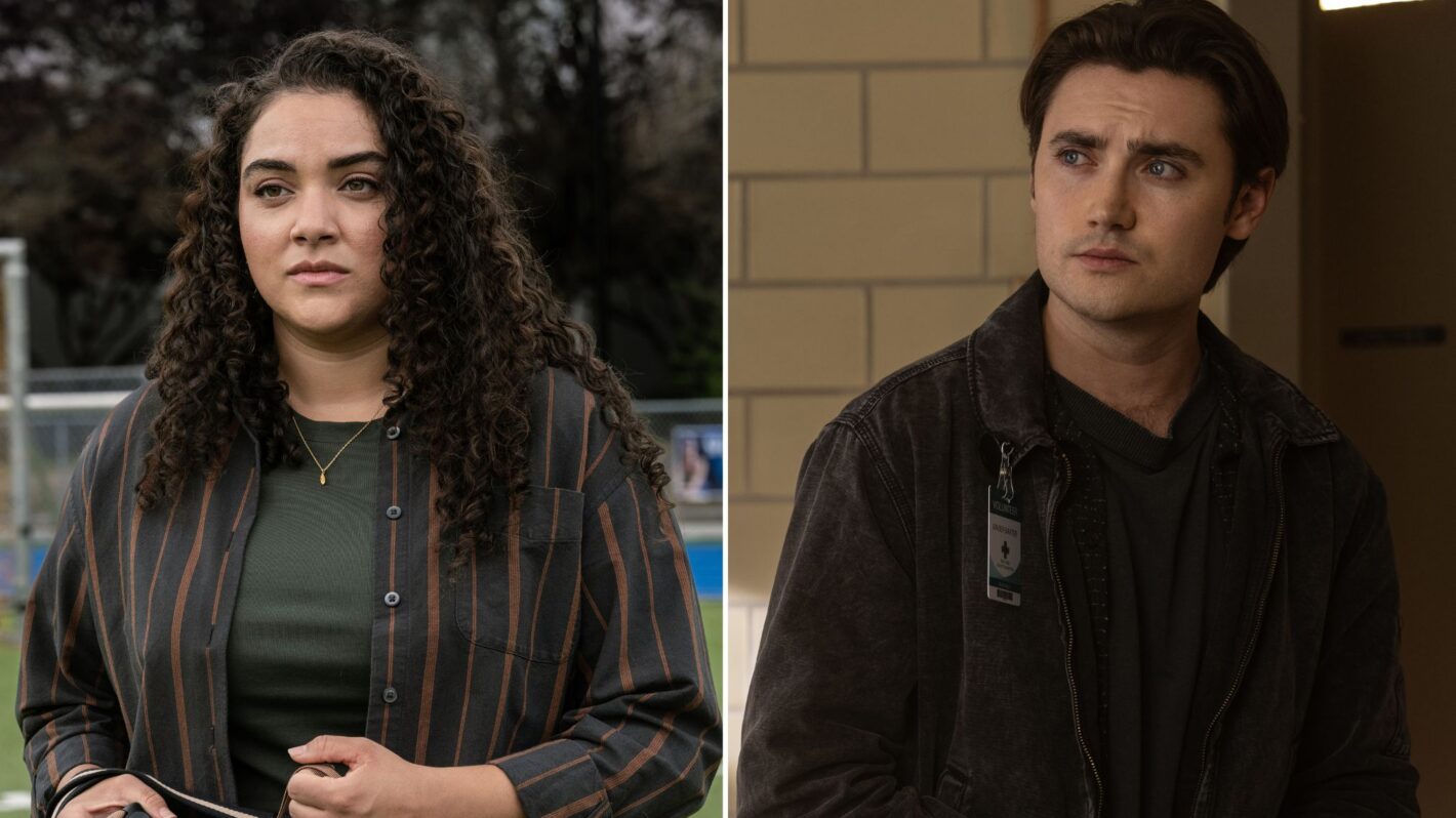 Nicole and Xavier in 'School Spirits' Season 3