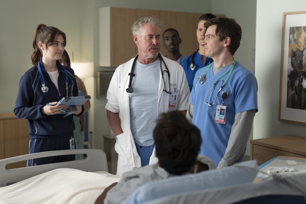 Ava Bunn, John C. McGinley, David Gridley, and Jacob Dudman in 'Scrubs'