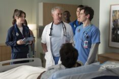 Ava Bunn, John C. McGinley, David Gridley, and Jacob Dudman in 'Scrubs'