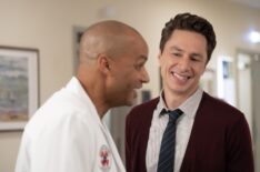 Donald Faison and Zach Braff in 'Scrubs'