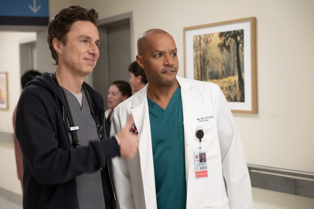 Zach Braff and Donald Faison in 'Scrubs'