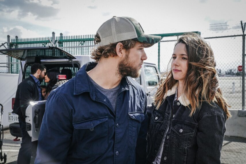 Max Thieriot as Clay Spenser and Alona Tal as Stella &mdash; 'SEAL Team'