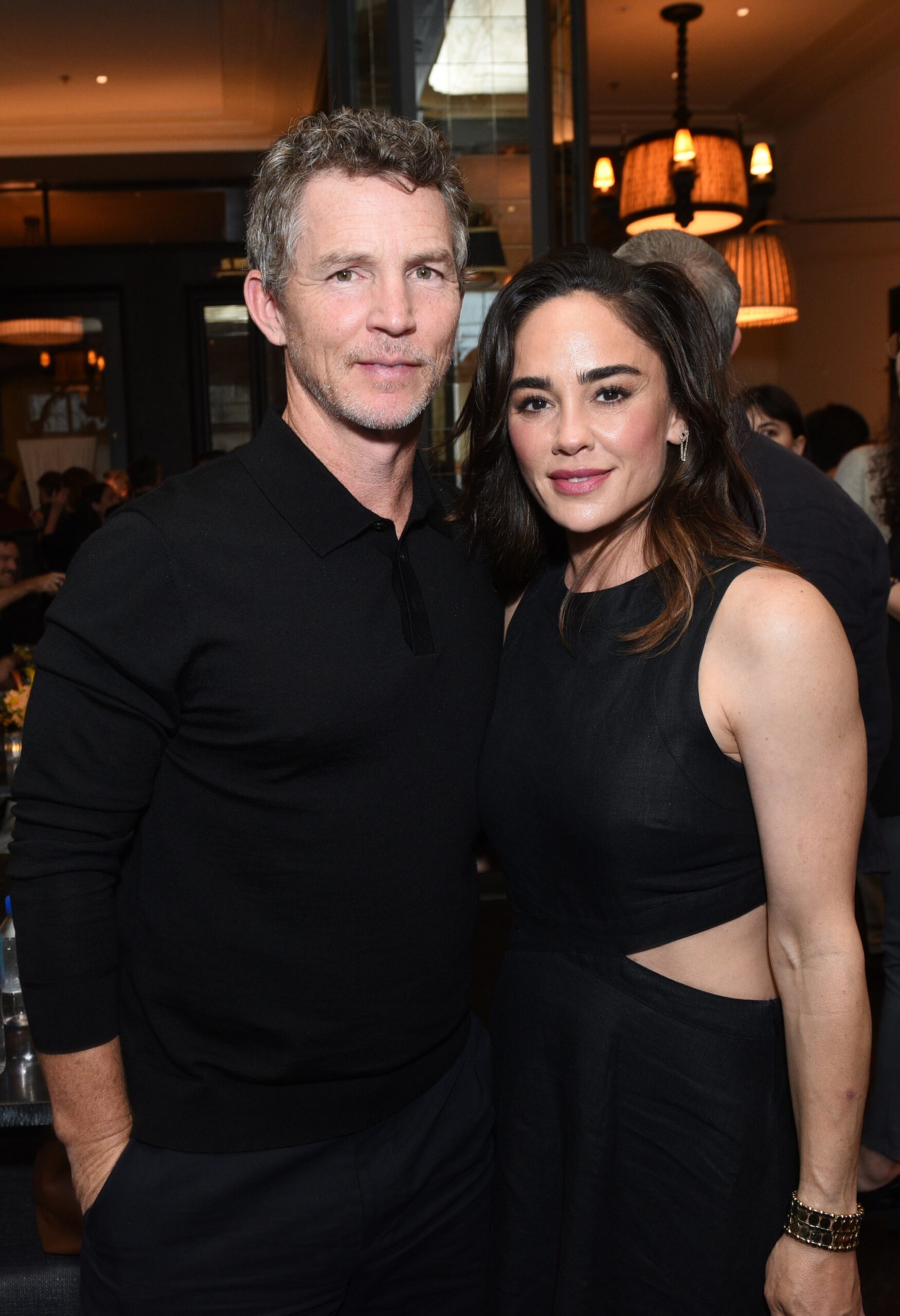 Shawn Hatosy and Kelly Hatosy attend Row K Entertainment celebrates the AFI Premiere of Dead Man's Wire with legendary filmmaker Gus Van Sant and cast at The Hollywood Roosevelt on October 25, 2025 in Los Angeles, California.