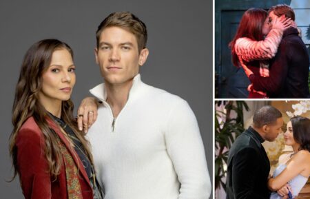 Tamara Braun and Lucas Adams on 'The Young and the Restless'; Braedyn Bruner and Giovanni Mazza on 'General Hospital,' Lawrence Saint-Victor and Murielle Hilaire on 'The Bold and the Beautiful'