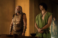 Arlo Gibson as Opiter, Graham McTavish as Korris in 'Spartacus: House of Ashur' Episode 6