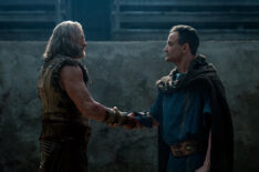 Graham McTavish as Korris, Nick E. Tarabay as Ashur in 'Spartacus: House of Ashur' Episode 7