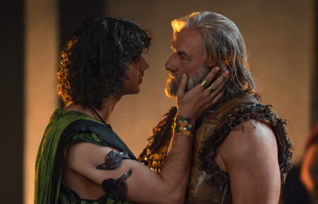 Arlo Gibson as Opiter, Graham McTavish as Korris in 'Spartacus: House of Ashur' Episode 6