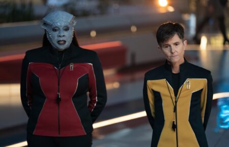 Gina Yashere as Lura Throk and Tig Notaro as Jett Reno — 'Star Trek: Starfleet Academy' Season 1 Episode 3