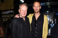 Stellan Skarsgård and Alexander Skarsgård attend as Alexander Skarsgård receives the IMDb STARmeter Award at The 2019 Tribeca Film Festival