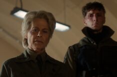 Linda Hamilton and Alex Breaux in 'Stranger Things' Season 5