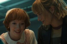 Amybeth McNulty and Maya Hawke in 'Stranger Things' Season 5