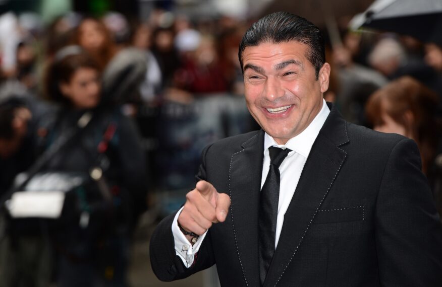 Tamer Hassan attends European premiere of "The Dark Knight Rises" at Odeon Leicester Square on July 18, 2012 in London, England.