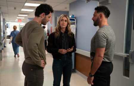 Josh McKenzie as Shane Florence, Melissa Roxburgh as Rebecca Henderson, Patrick Sabongui as Jacob Hassani — 'The Hunting Party' Season 2 Premiere 