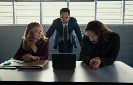 Becki Newton as Lorna Crane, Manuel Garcia-Rulfo as Mickey Haller, Angus Sampson as Denis 