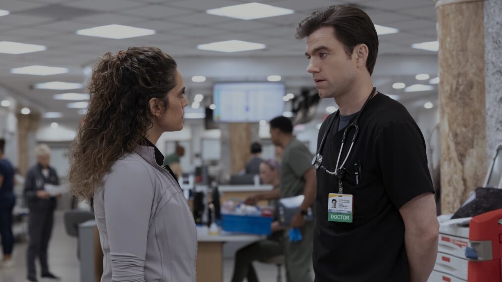 Sepideh Moafi as Al-Hashimi, Patrick Ball as Langdon &mdash; 'The Pitt' Season 2 Episode 4