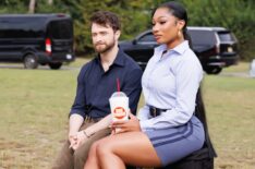 Daniel Radcliffe and Megan Thee Stallion in 'The Fall and Rise of Reggie Dinkins' Season 1