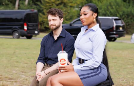 Daniel Radcliffe and Megan Thee Stallion in 'The Fall and Rise of Reggie Dinkins' Season 1