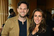 Justin Griffin and Alyssa Farah attend the 28th Annual Webby Awards Kara Swisher Reception on May 12, 2024 in New York City