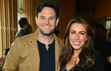 Justin Griffin and Alyssa Farah attend the 28th Annual Webby Awards Kara Swisher Reception on May 12, 2024 in New York City