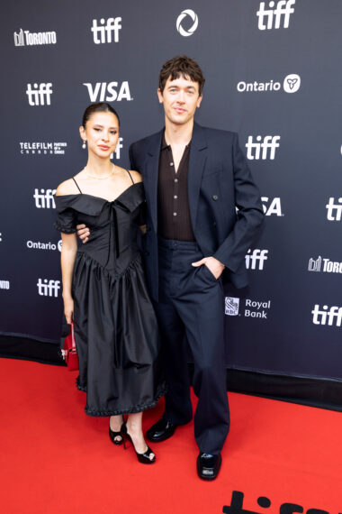 Daniela Norman and Tom Blyth attend the premiere of 