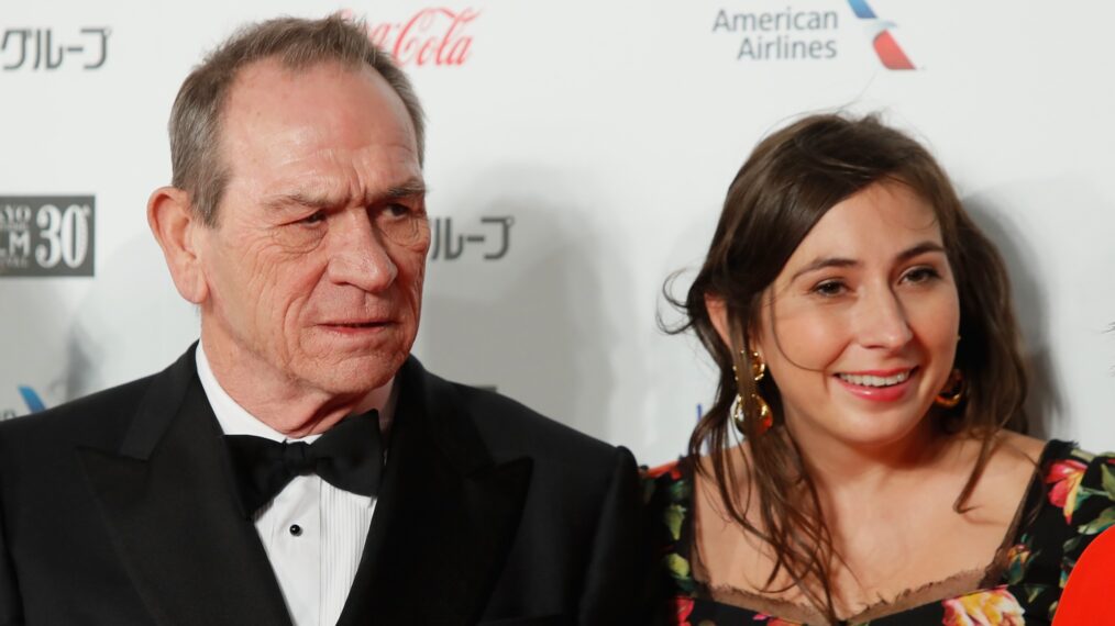 Tommy Lee Jones and Victoria Jones