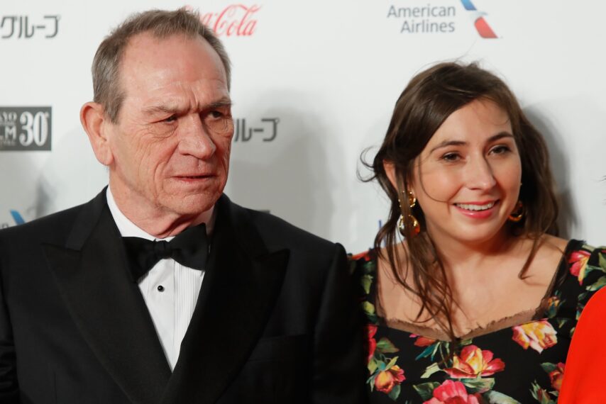 Tommy Lee Jones and Victoria Jones