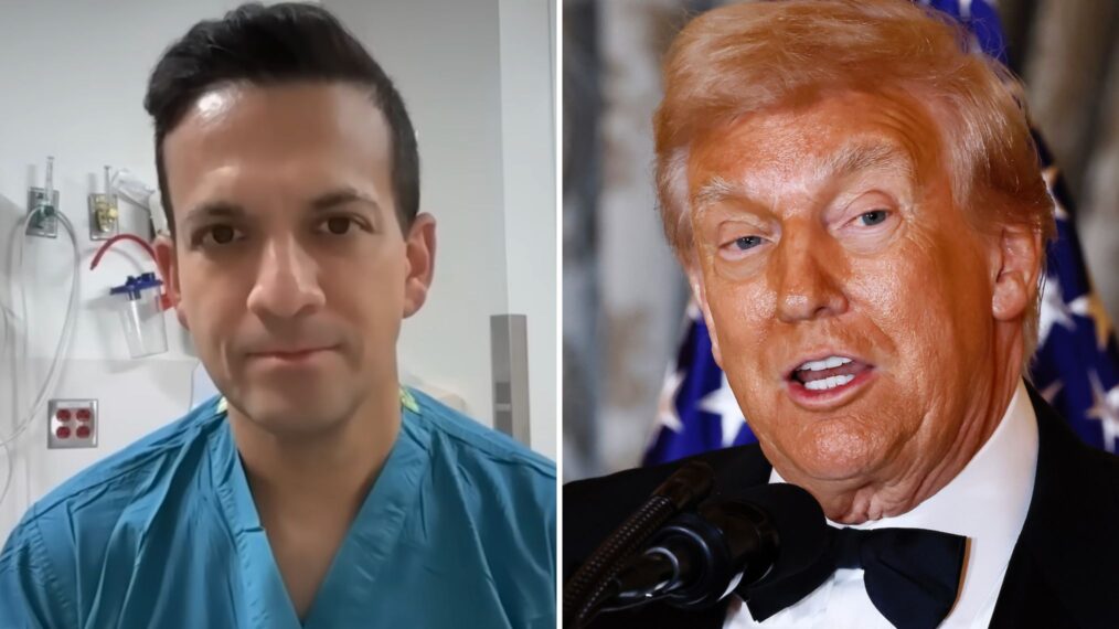 Vin Gupta and Donald Trump