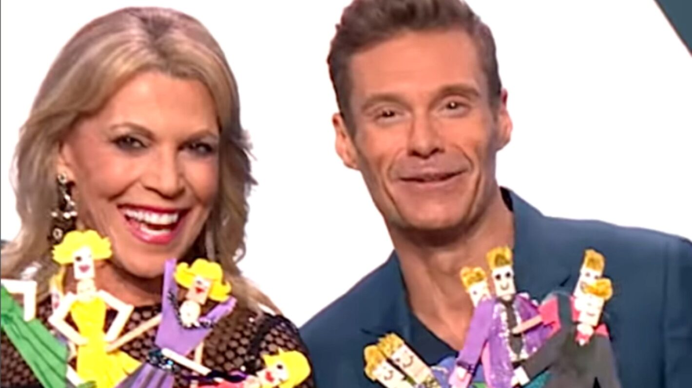 'Wheel of Fortune': Ryan Seacrest & Vanna White Get Transformed Into Paper Dolls