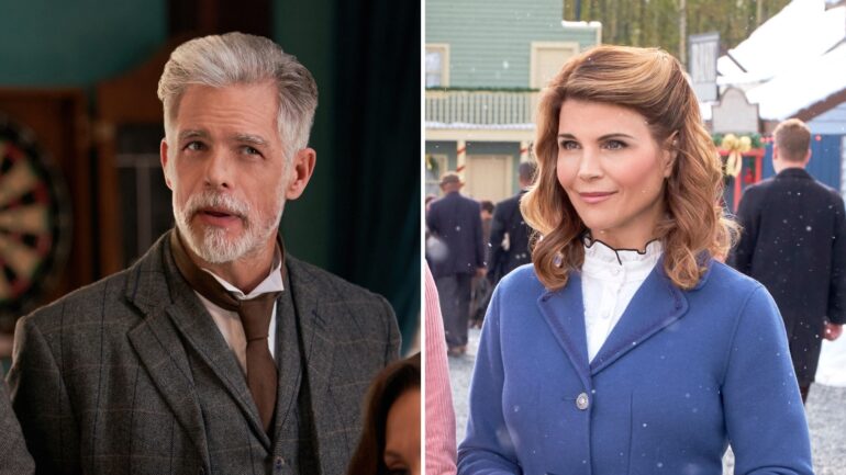 Martin Cummins and Lori Loughlin on 'When Calls the Heart'