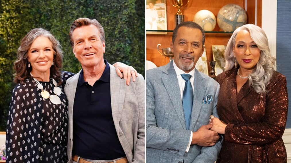 Susan Walters and Peter Bergman of 'Young adn the Restless,' Clifton Davis and Tamara Tunie of 'Beyond the Gates'