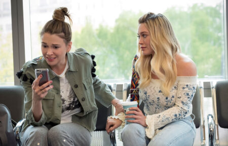 YOUNGER, (from left): Sutton Foster, Hilary Duff, 'Forged In Fire