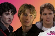 Olly Atkins, Cale Ambrozic, and Aidan Shaw as Freddie, Brayden, and Weston on Finding Her Edge