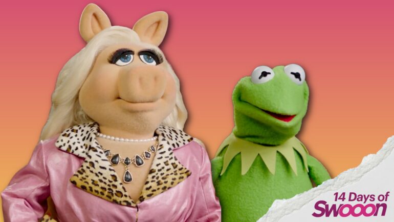 Kermit and Miss Piggy of The Muppet Show