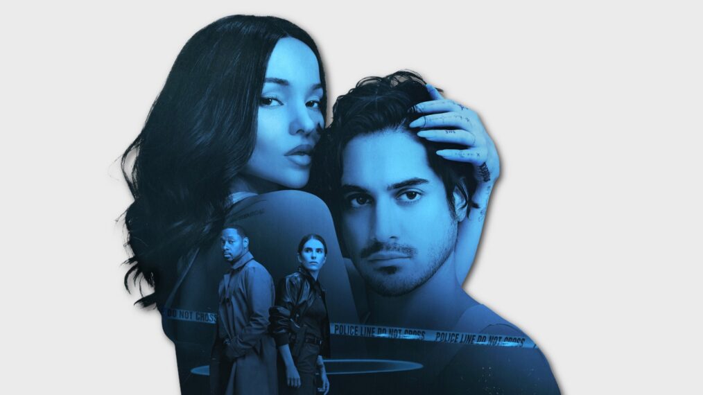 Dove Cameron, Avan Jogia, Karla Souza, and Dorian Missick as Ciara, Oliver, Lee, and Karl in '56 Days'