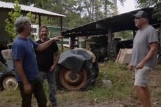 Mike Wolfe and “Jersey Jon” Szalay meet Jim in American Pickers