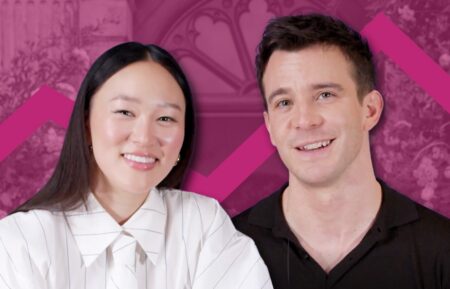 Yerin Ha and Luke Thompson in the Swooon studio