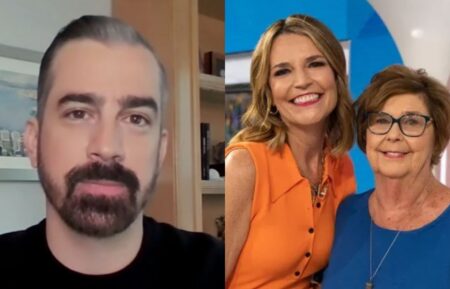 Callahan Walsh on the February 25, 2025, episode of ABC's 'Good Morning America'; Savannah Guthrie and Nancy Guthrie on the set of NBC's 'Today.'