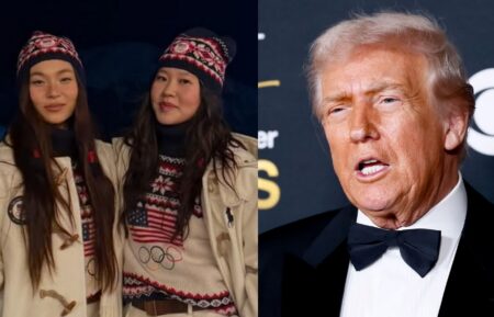 Chloe Kim and Bea Kim via Instagram, February 6, 2026; U.S. President Donald Trump attends the 48th Kennedy Center Honors at The Kennedy Center on December 07, 2025 in Washington, DC.